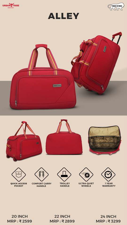 ALLEY – Classic Duffle Trolley Bag